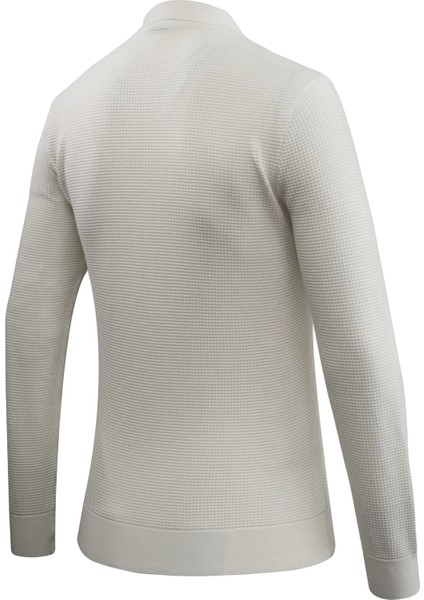 Erkek Fermuarlı Polo Yaka Kazak Triko Kabartmalı Örgü Düz Renk Klasik Kalıp - 5240F fırsatları