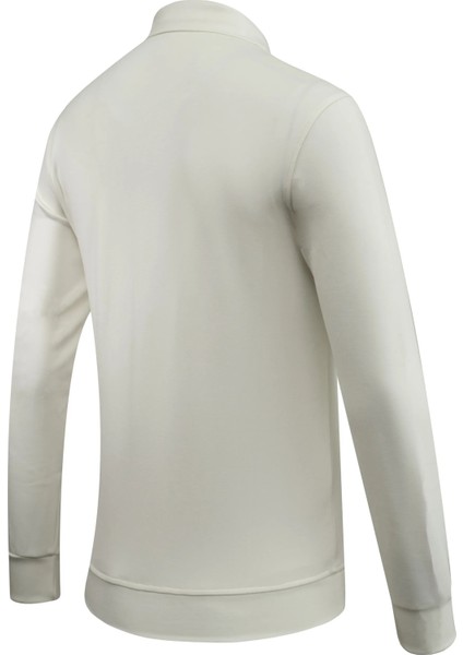 Erkek Polo Yaka Fermuarlı Sweat Düz Renk Klasik Kalıp - 5230F fırsatları