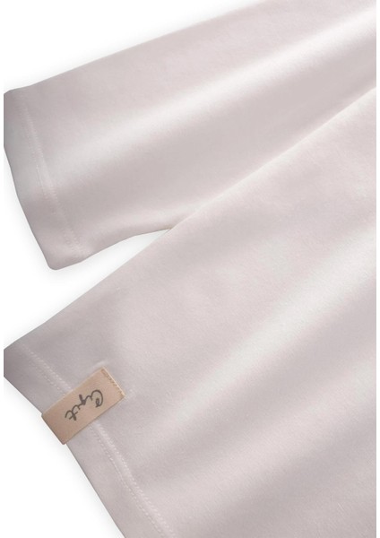 Mevsimlik Basic T-Shırt 8-14 Yaş Kırık Beyaz modelleri