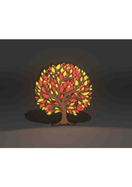 LED Işıklı Sanatsal Yaşam Ağacı