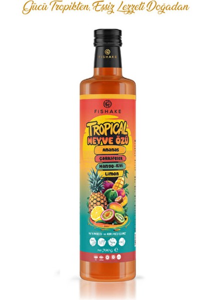Tropikal Meyve Özü 700 gr Doğal Enerji ve Vitamin Kaynağı Egzotik Meyve Karışımı fırsatları