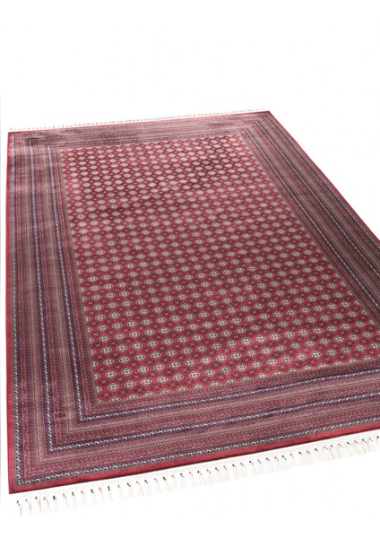 Burj 8761 Bordo - Modal Iplikli Özel Tezgah Dokuma Salon Halısı fırsatları