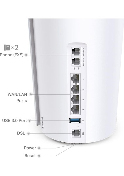 Deco X73-DSL 1-Pack, AX5400 Mbps, Dual-Band, Gigabit Ethernet Portları, 150 Cihaza Kadar Bağ modelleri