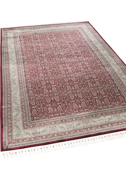 Burj 8771 Bordo - Modal Iplikli Özel Tezgah Dokuma Salon Halısı fırsatları