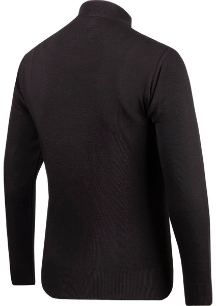 Erkek Yarım Balıkçı Kazak Desenli Çelik Örgü Klasik Kalıp - 5204B fırsatları