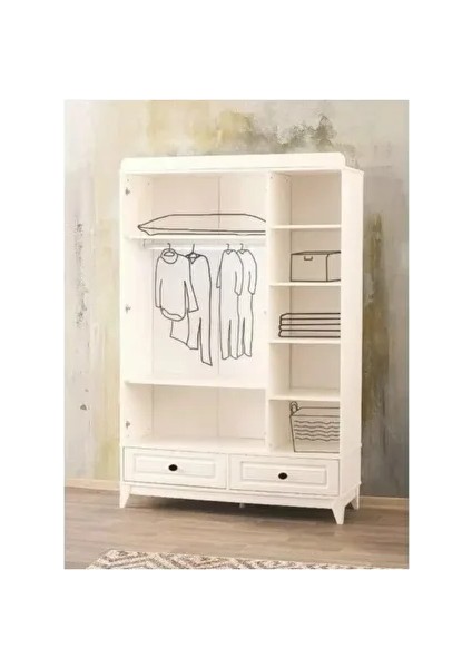 Boss 3 Kapılı Dolap, Bebek ve Genç Odası Dolap modelleri