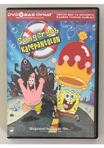 Sünger Bob Kare Pantolon DVD (Orijnal Dönem Baskı DVD Türkçe Dublaj)