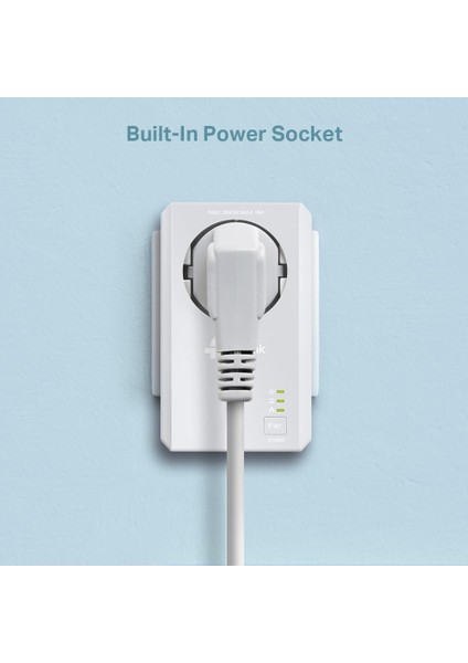 TL-WPA4226KIT, AV600 300 Mbps Kablosuz 2 Lan Portlu 300 Metre Mesafeli Priz Girişli Powerlin fırsatları