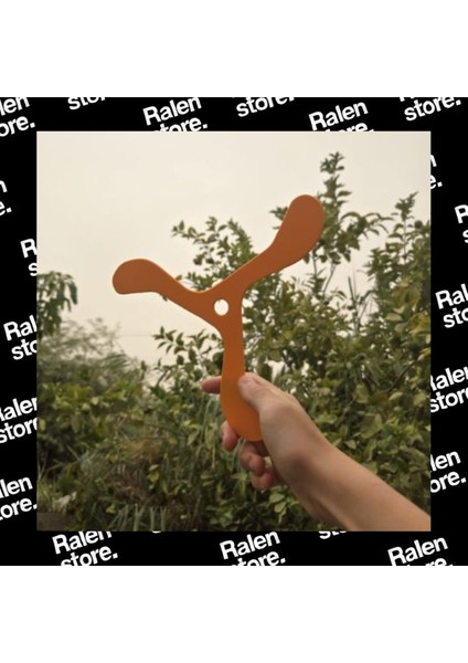 Boomerang Eğlence Oyuncağı Turuncu | 25CM | Turuncu ( Yüksek Kalite 3D Baskı Pla )