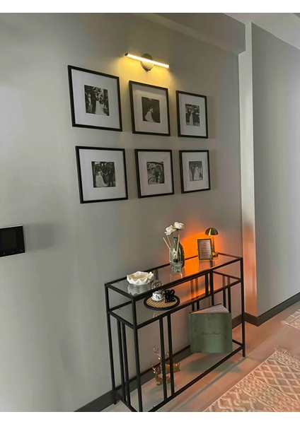 Modern Kablosuz Tak Çalıştır Ledli Pilli Metal Aplik Banyo Tablo Ayna Duvar Aydınlatma Gün Işığı fırsatları