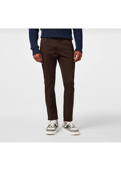 Erkek Kahverengi Slim Pantolon modelleri