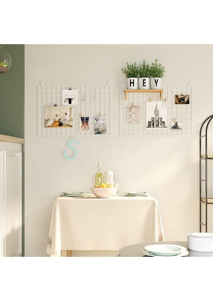 Fotoğraf Teli, 2'li Set, Duvar Dekoru, Çok Fonksiyonlu Duvar Teli, Duvar Izgarası, Diy, S K modelleri