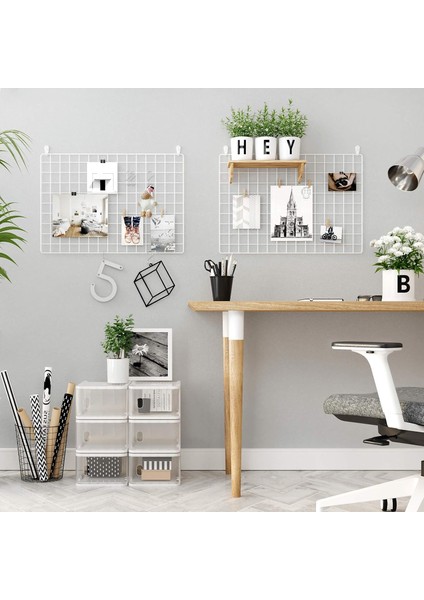 Fotoğraf Teli, 2'li Set, Duvar Dekoru, Çok Fonksiyonlu Duvar Teli, Duvar Izgarası, Diy, S K indirimleri
