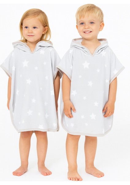 Yıldızlı Panço Havlu Bornoz 1-3 Yaş modelleri