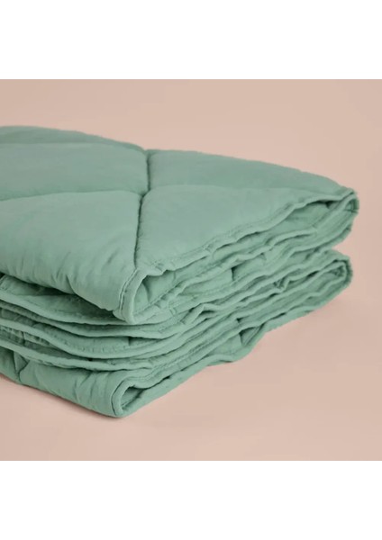 Microfiber Kumaş Tek Kişilik Yeşil Yastık Yorgan Seti - Colors In Comfort fırsatları