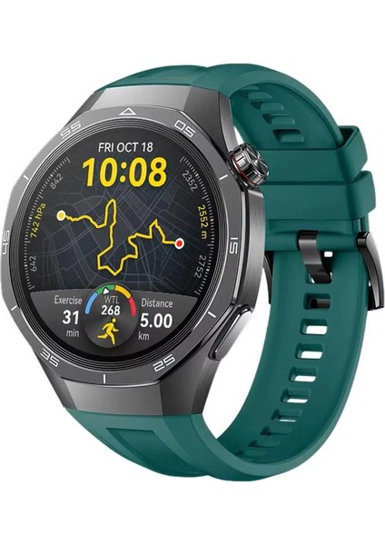 Huawei Watch Gt 6 46MM - Gt 6 Pro Uyumlu Tokalı Tam Uyum Silikon Kordon 22MM 1.kalite