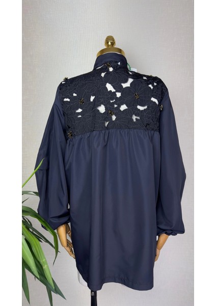 Siyah Renk Lacy Bomber Ceket modelleri