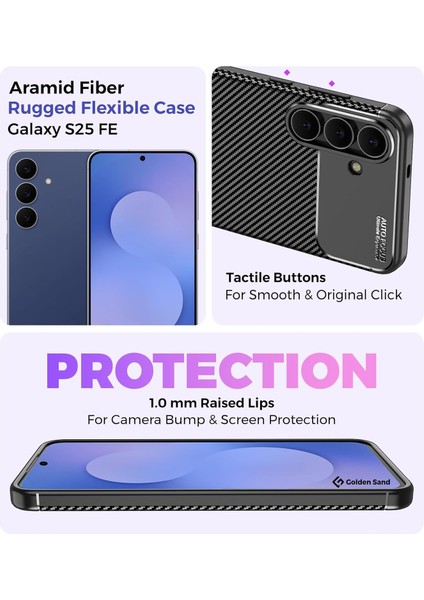 Samsung Galaxy S25 Fe Uyumlu Kılıf Karbon Tasarım Kamera Korumalı Silikon Telefon Kılıfı Kapak fiyatları