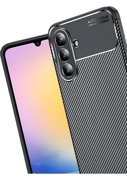 Samsung Galaxy S25 Fe Uyumlu Kılıf Karbon Tasarım Kamera Korumalı Silikon Telefon Kılıfı Kapak
