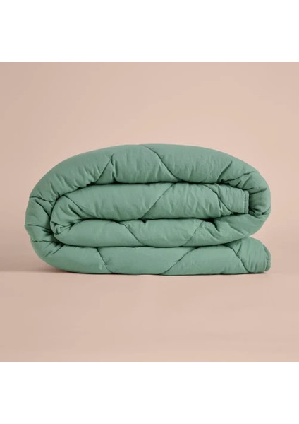 Microfiber Kumaş Çift Kişilik Yeşil Yastık Yorgan Seti - Colors In Comfort fiyatları