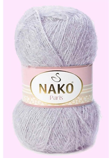 1 Adet Paris El Örgü İpi Yünü Pembeli Gri 3079