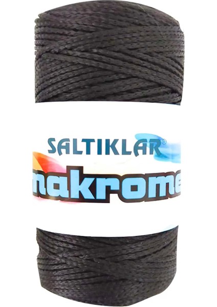 1 Adet Polyester Makrome İpi Syh Siyah 100 gr