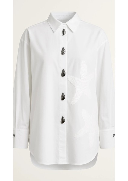 Beyaz Renk Comfort Gömlek