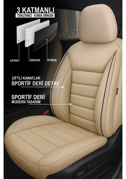 Jet Deri Oto Koltuk Kılıfı (Fiat Egea-Linea-Punto-Albea-Marea-Tipo-Uno Uyumlu) fiyatları