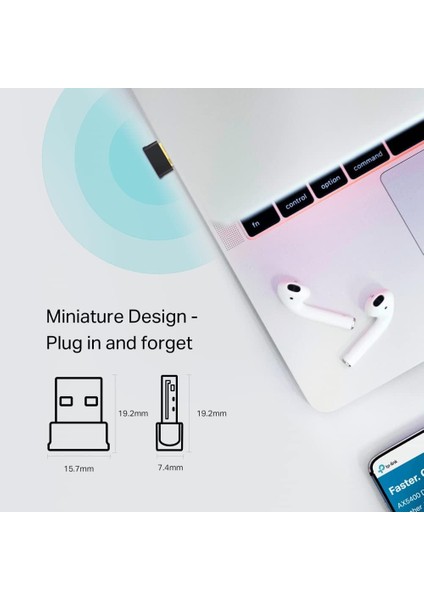 Archer T2UB Nano, AC600 Nano Wi-Fi Bluetooth 4.2 USB Adaptör indirimleri