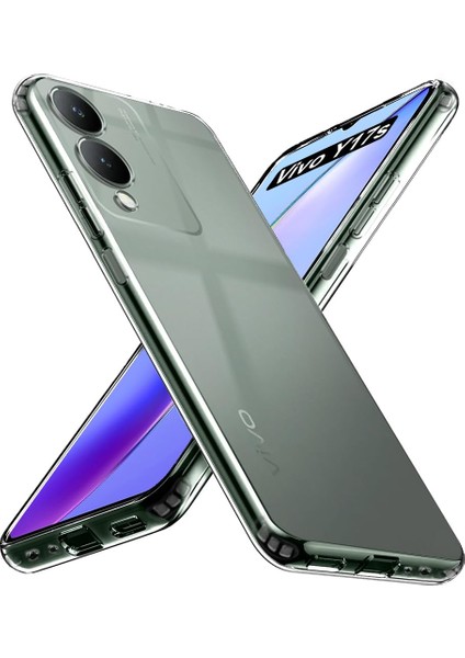 Vivo Y17S 4g ile Uyumlu Kılıf Şeffaf Kamera Korumalı Esnek Silikon Telefon Kılıfı Kapak fiyatları