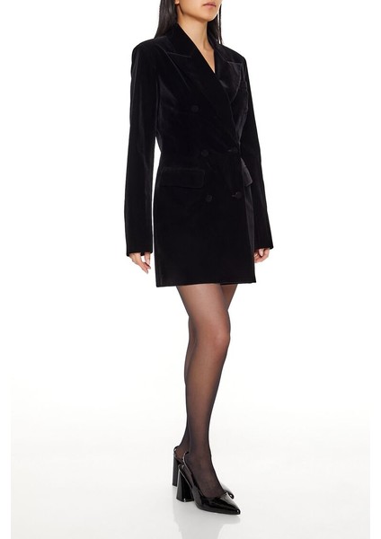 Kadife Blazer Elbise