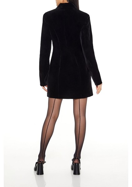 Kadife Blazer Elbise modelleri