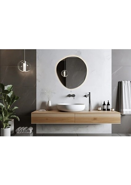 Flora Fuen Banyo Aynası LED Işıklı / Makyaj Aynası Lavabo Aynası / Ledli Ayna fırsatları