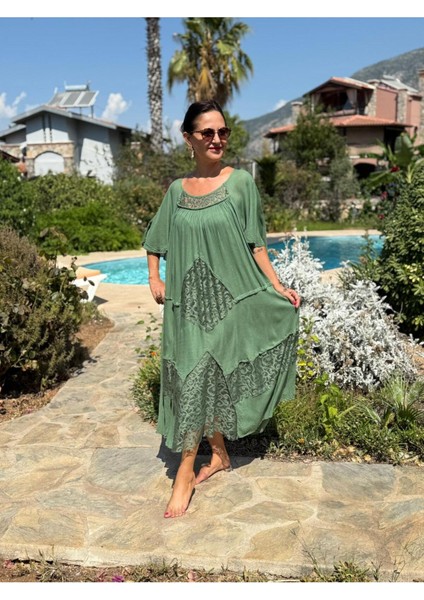 VL5510 Marselina Vual Elbise Hakiyeşil fırsatları