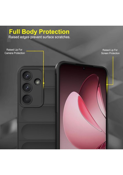 Samsung Galaxy S25 Fe Uyumlu Kılıf Esnek Tpu Oyuklu Arka Yüzey Tasarımlı Silikon Kapak indirimleri