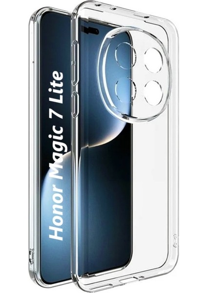 Honor Magic 7 Lite ile Uyumlu Kılıf Şeffaf Esnek Silikon Telefon Kılıfı Kapak