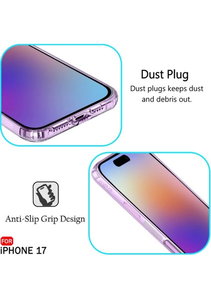 Apple iPhone 17 ile Uyumlu Kılıf Şeffaf Esnek Silikon Telefon Kılıfı Kapak fırsatları