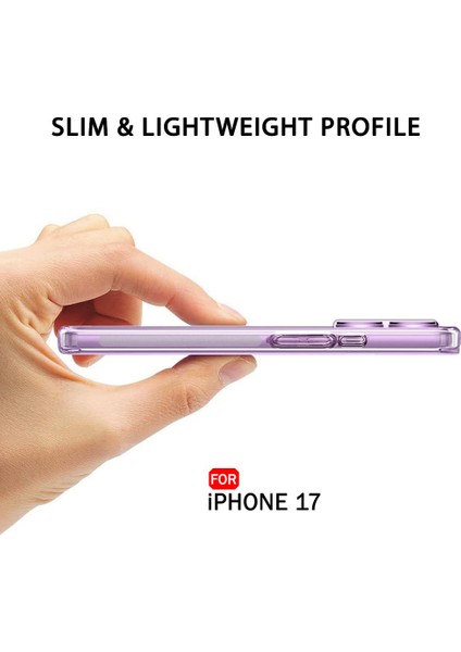 Apple iPhone 17 ile Uyumlu Kılıf Şeffaf Esnek Silikon Telefon Kılıfı Kapak indirimleri