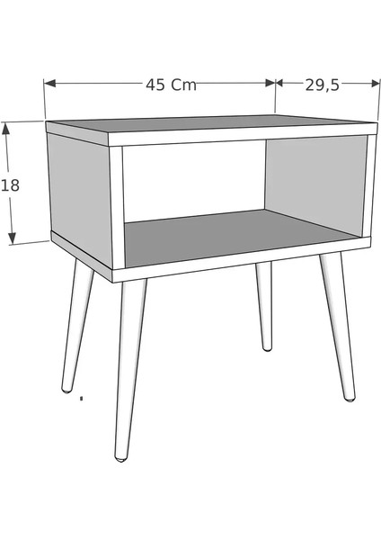 Başucu Komodin Sehpa Yanı Yatak Yanı Sehpası fırsatları