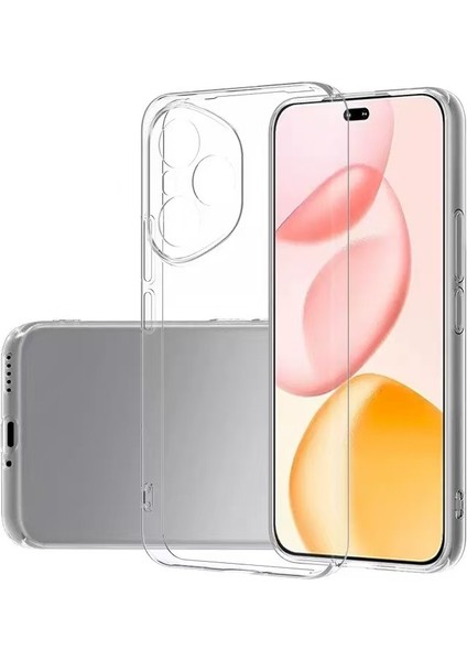 Honor 400 Pro ile Uyumlu Kılıf Şeffaf Esnek Silikon Telefon Kılıfı Kapak