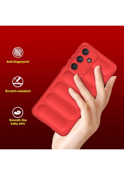 Samsung Galaxy S25 Fe Uyumlu Kılıf Esnek Tpu Oyuklu Arka Yüzey Tasarımlı Silikon Kapak