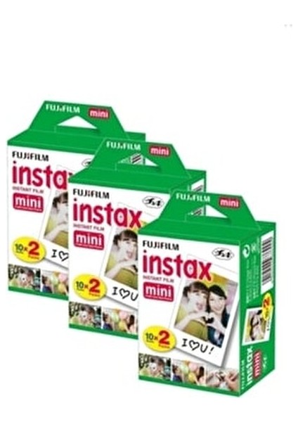 Instax Mini 20'li Film 3'lü Set 60 Poz fiyatları