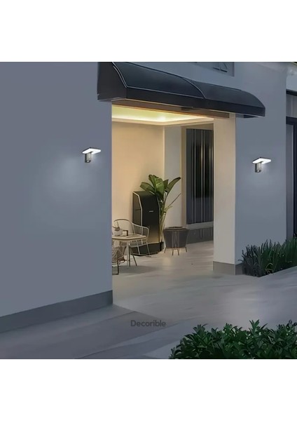 Bendi Solar Aplik Sensörlü Dekoratif Güneş Enerjili Bahçe Duvar Aydınlatması Beyaz Işık fiyatları