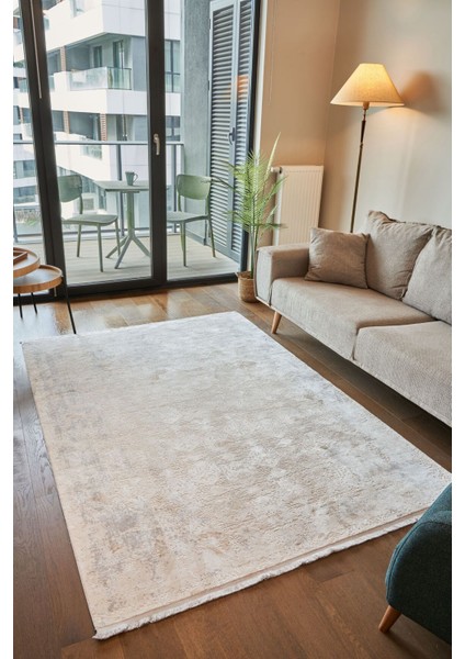 Calista 1771 Gri - Viskon Dokuma Halı | Modern Salon Halısı