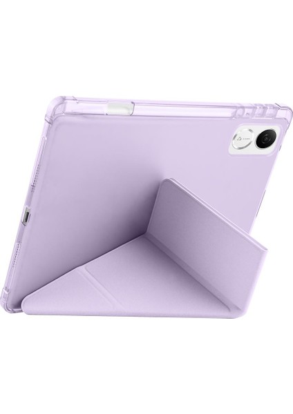 Honor Pad Gt 11.5 Inç 2025 Uyumlu Kılıf Kalem Bölmeli Tri Folding Standlı Arkası Silikon Kapak indirimleri