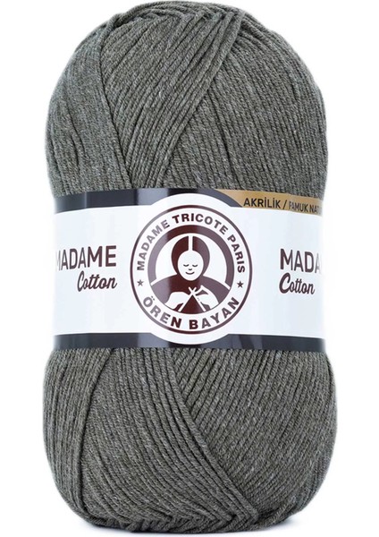 1 Adet Madame Cotton El Örgü İpi Yünü 100 gr 055 Yeşil