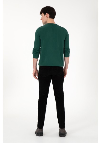 Erkek Siyah Kanvas Pantolon 1949214