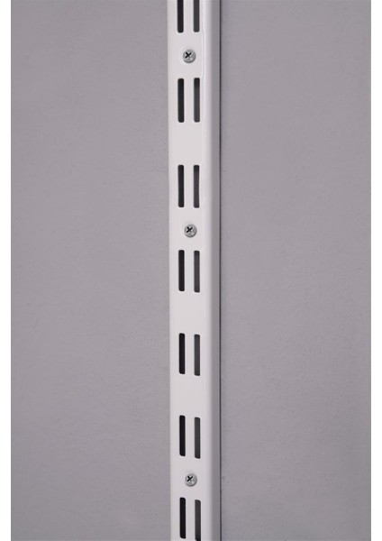 Çift Delikli Direk 200 Cm-Krom