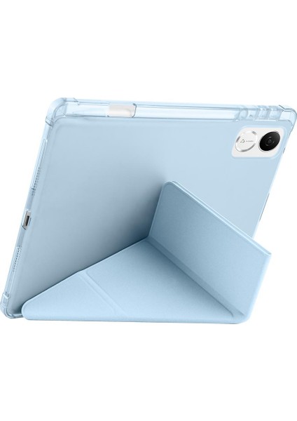 Honor Pad Gt 11.5 Inç 2025 Uyumlu Kılıf Kalem Bölmeli Tri Folding Standlı Arkası Silikon Kapak indirimleri