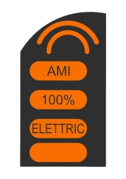 Citroen Ami Sol Ayak Dayama 3D Şık Tasarım